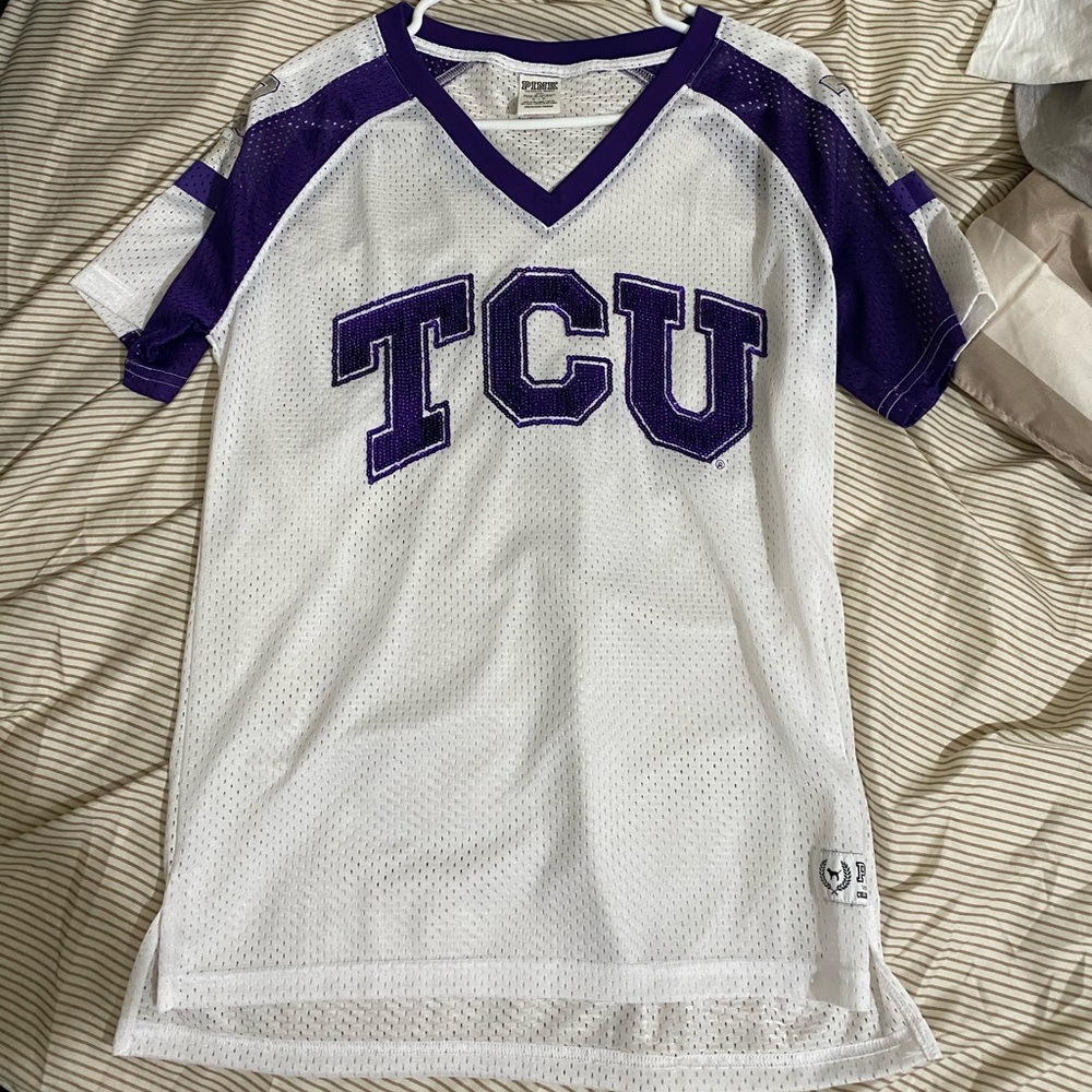 PINK Victoria Secret TCU Jersey